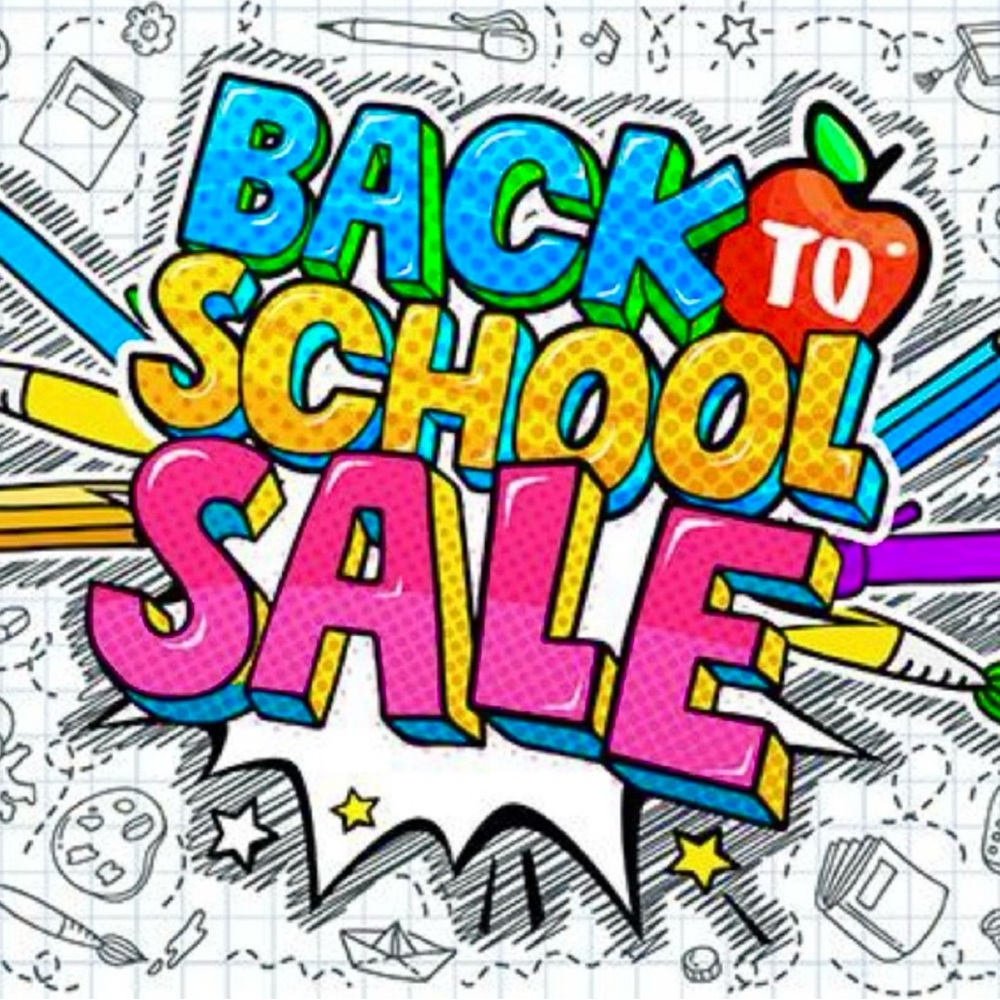 Back 2 School Sale!! 📚🍎👩🏾‍💻🚌🎓✂️📓📝